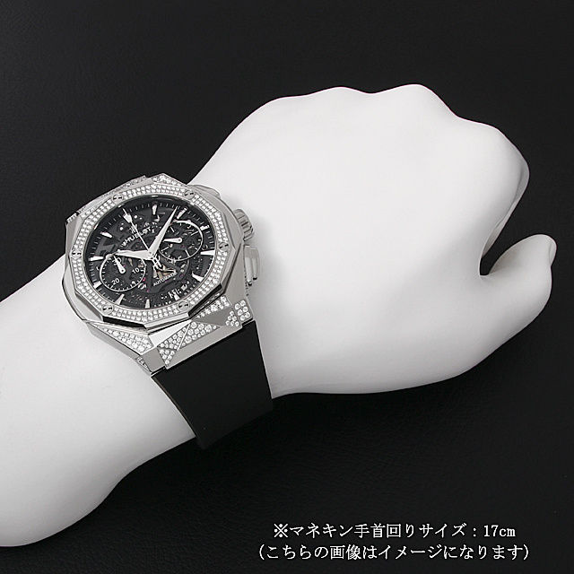 ウブロ アエロフュージョン クロノグラフ オーリンスキー チタニウム オルタナティブ パヴェ 525.NX.0170.RX.1804.ORL18 新品 メンズ