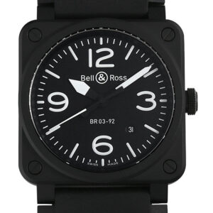 ベル&ロス マットブラック セラミック BR03-92 新品 メンズ