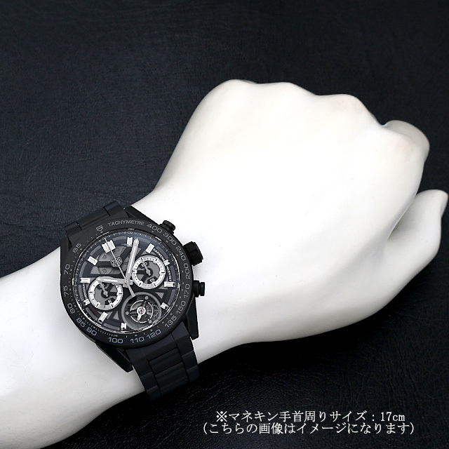 タグホイヤー カレラ キャリバーホイヤー02T トゥールビヨン CAR5A90.BH0742 新品 メンズ