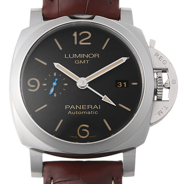 パネライ ルミノール 1950 3デイズ GMT オートマティック アッチャイオ PAM01320 新品 メンズ
