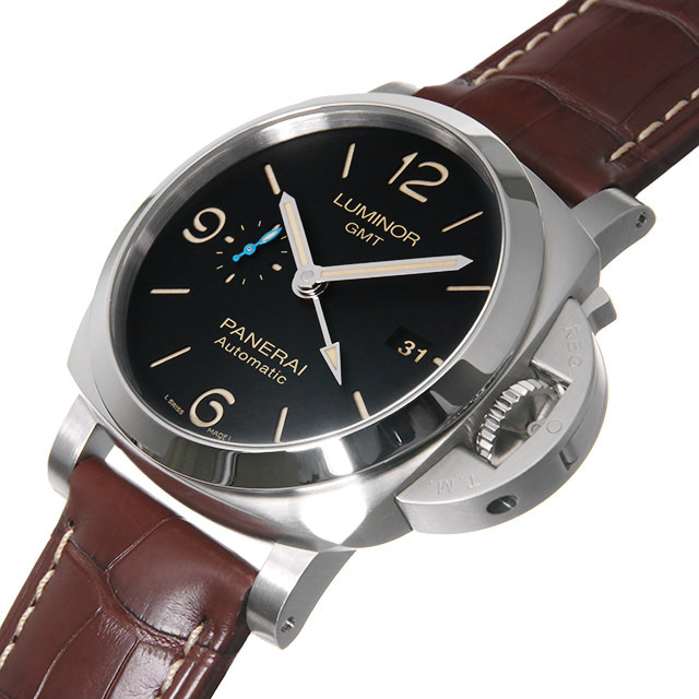 パネライ ルミノール 1950 3デイズ GMT オートマティック アッチャイオ PAM01320 新品 メンズ