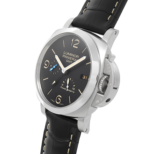 パネライ ルミノール 1950 3DAYS GMT パワーリザーブ オートマティック アッチャイオ PAM01321 新品 メンズ