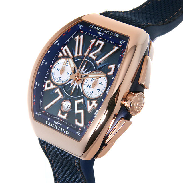 フランクミュラー ヴァンガード ヨッティング クロノグラフ V45CCDT YACHTING 5NBL 新品 メンズ