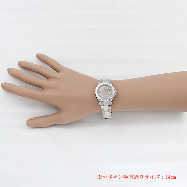 ロレックス ヨットマスターロレジウム 169622 シルバー A番 未使用 レディース
