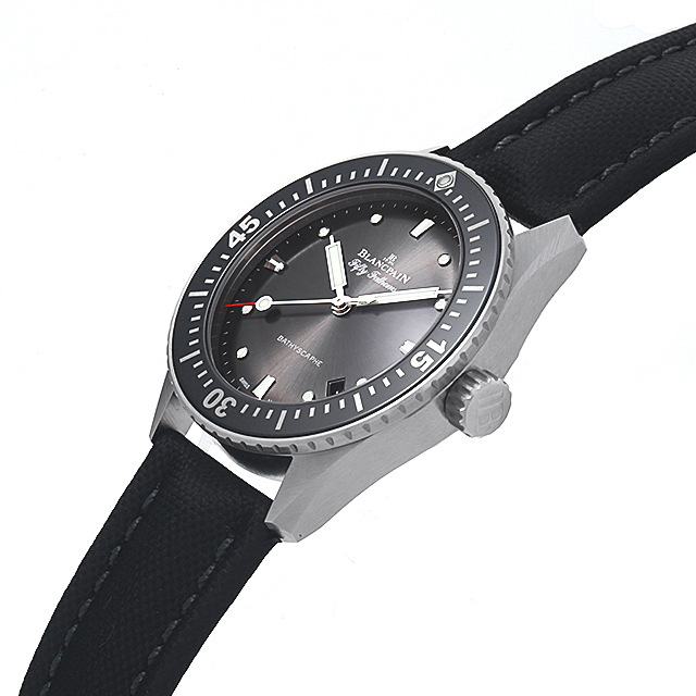 ブランパン フィフティファゾムス バチスカーフ 5100B-1110-B52A 未使用 メンズ