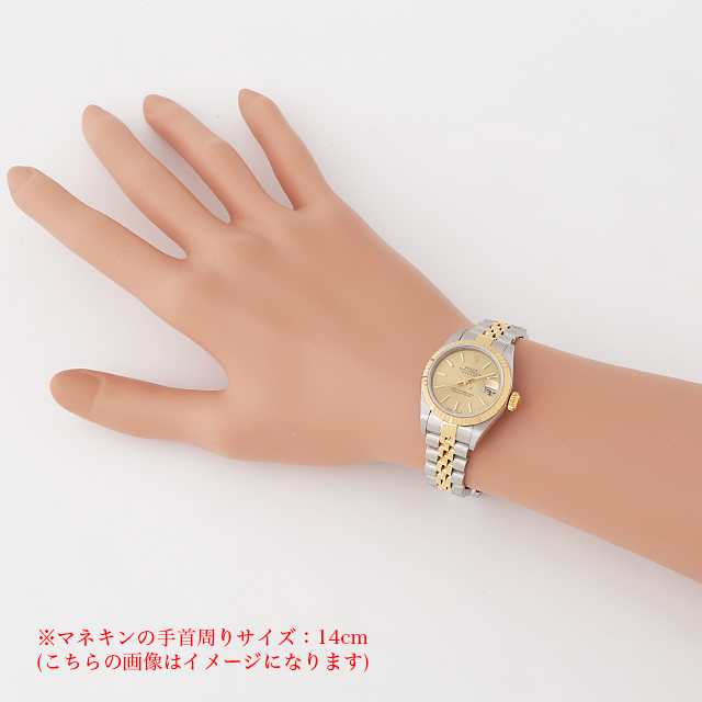 ロレックス デイトジャスト 79173 シャンパン/バー P番 未使用 レディース