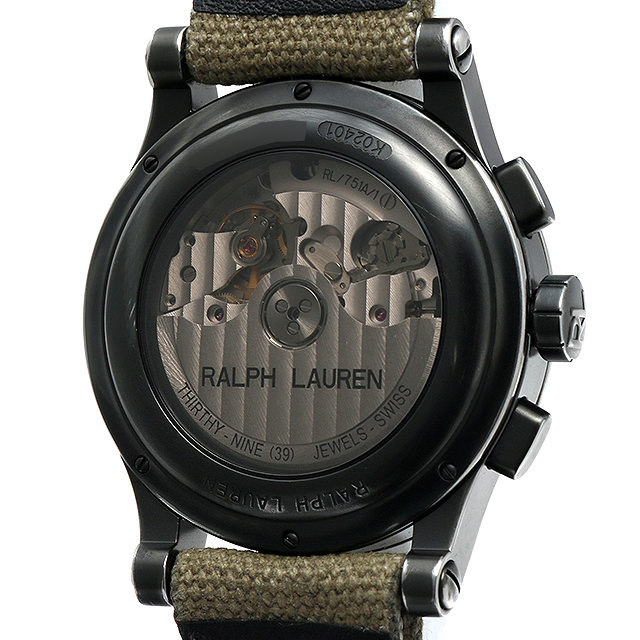 ラルフローレン クロノグラフ サファリ RL67 39mm RLR0240900 未使用 メンズ