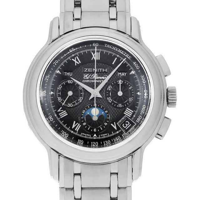 ゼニス クロノマスターT トリプルカレンダームーンフェイズ 02.0240.410/23.M241 中古 メンズ