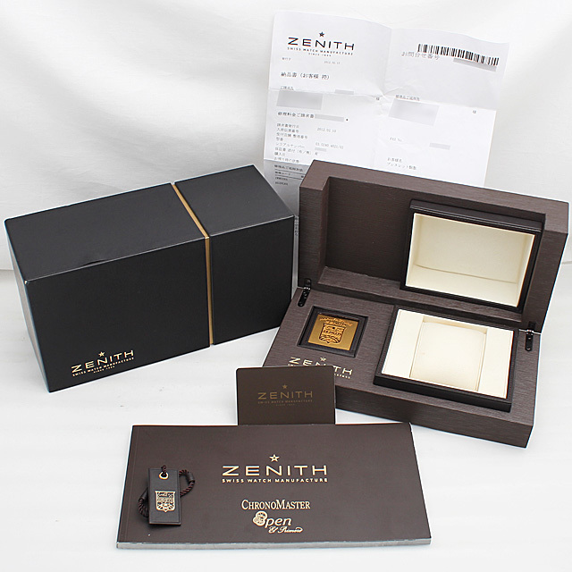 ゼニス クロノマスターTオープン 03.0240.4021/02.C495 中古 メンズ