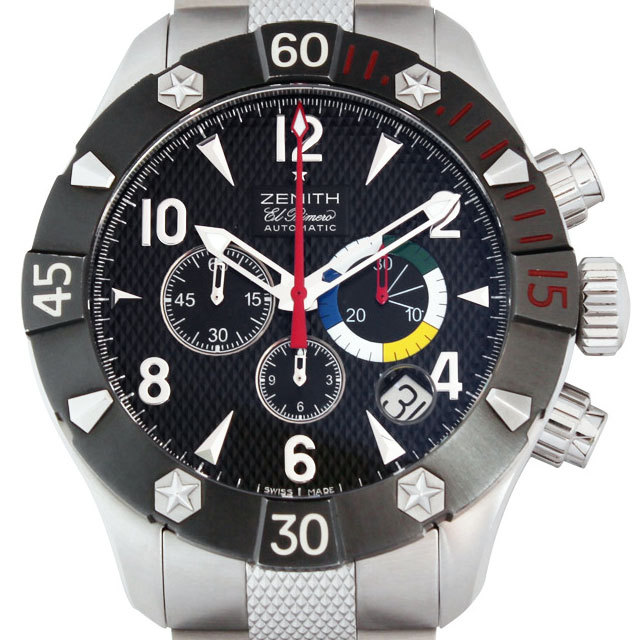 ゼニス デファイ クラシック クロノエアロ エルプリメロ 03.0526.4000/21.M526 中古 メンズ