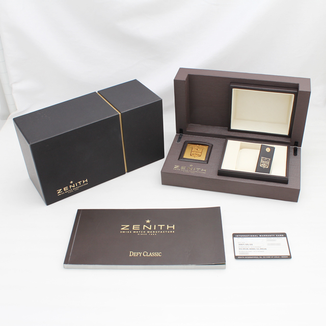 ゼニス デファイ クラシック クロノエアロ エルプリメロ 03.0526.4000/21.M526 中古 メンズ
