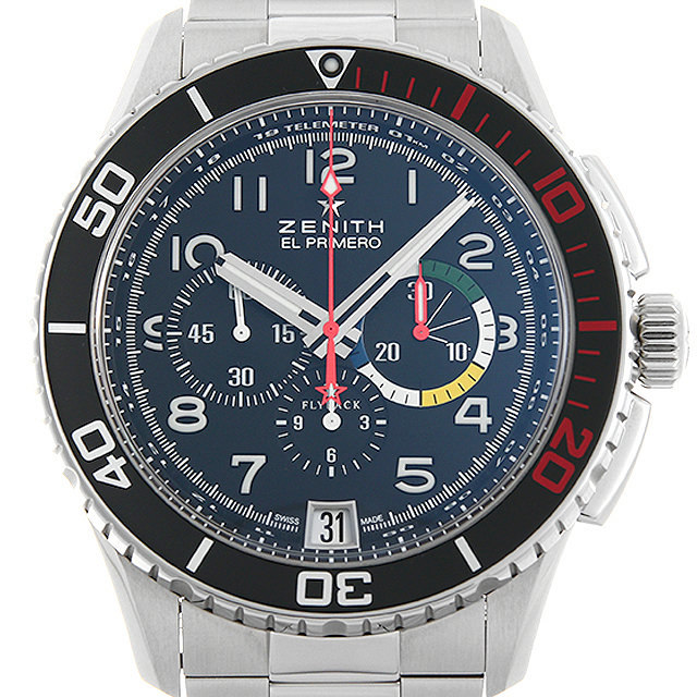 ゼニス エルプリメロ ストラトス フライバック レインボー 03.2061.405/21.M2060 中古 メンズ
