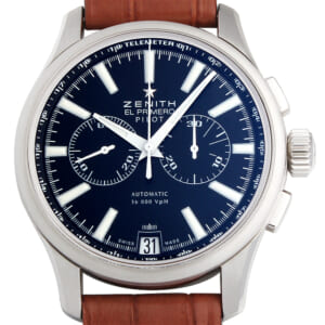 ゼニス エルプリメロ パイロット クロノグラフ 03.2117.4002/23.C704 中古 メンズ