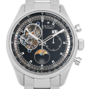 ゼニス エルプリメロ クロノマスターオープン ムーン＆サンフェイズ 03.2160.4047/21.M2160 中古 メンズ