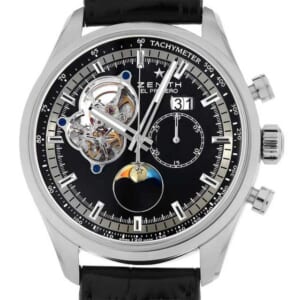 ゼニス エルプリメロ クロノマスターオープン ムーン&サンフェイズ 03.2160.4047/21.C714 中古 メンズ