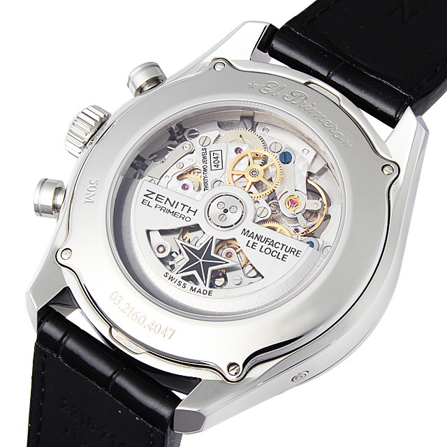 ゼニス エルプリメロ クロノマスターオープン グランドデイト ムーン&サンフェイズ 03.2160.4047/21.C714 新品 メンズ