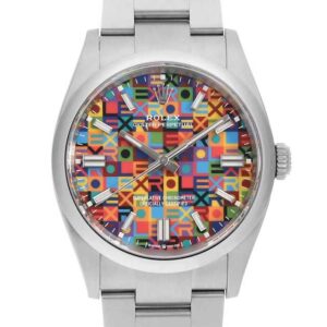 ロレックス オイスターパーペチュアル36 126000 ジュビリーモチーフ ランダム番 新品 メンズ