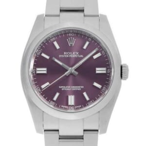 ロレックス オイスターパーペチュアル 116000 レッドグレープ ランダム番 中古 メンズ