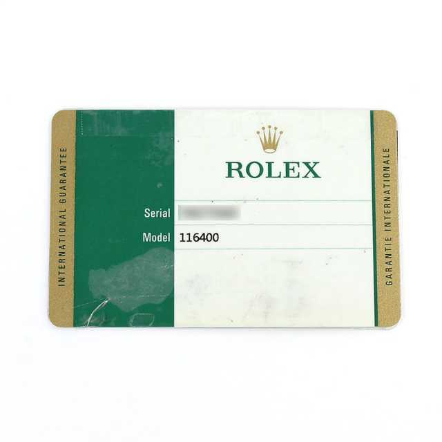 ロレックス ミルガウス 116400 ブラック ランダム番 中古 メンズ