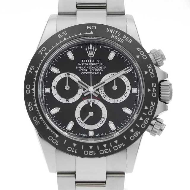 ロレックス コスモグラフ デイトナ 116500LN ブラック ランダム番 中古 メンズ