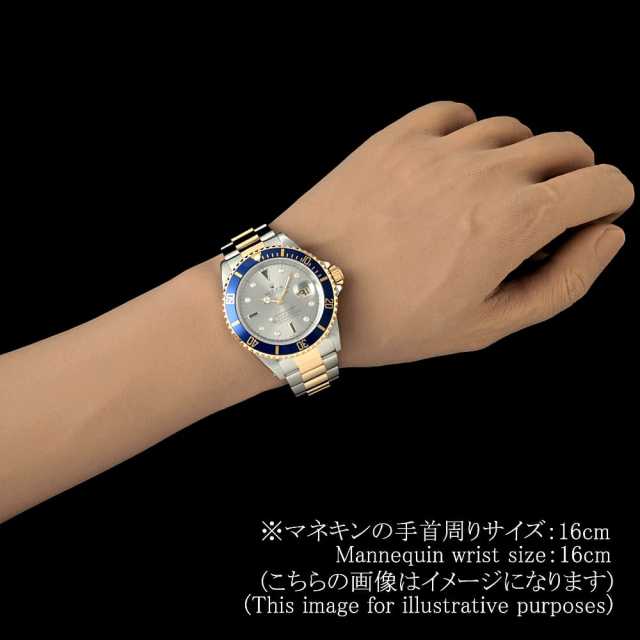 ロレックス サブマリーナ デイト 8Pダイヤ 3Pサファイア 16613SG グレー A番 中古 メンズ 商品画像 6