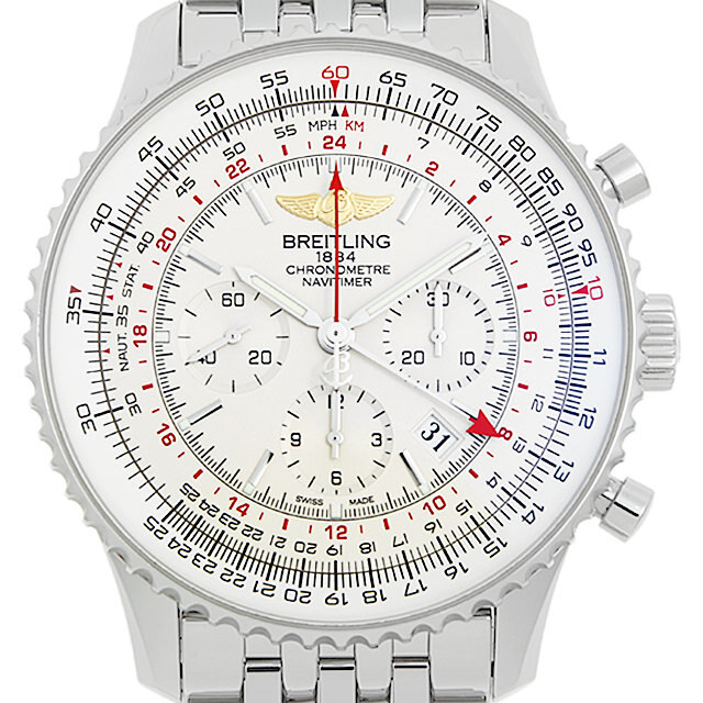 ブライトリング ナビタイマーGMT AB0441/A044G83NP(AB0441) 中古 メンズ