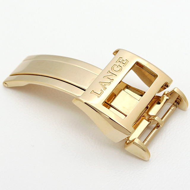 ランゲ＆ゾーネ 純正Dバックル YG 18mm ディプロイメントバックル 中古 メンズ