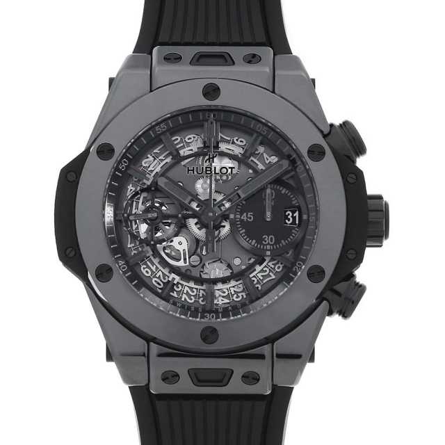 ウブロ ビックバン ウニコ オールブラック 銀座ブティック 世界限定50本 441.CS.1140.RX.HBG25 中古 メンズ