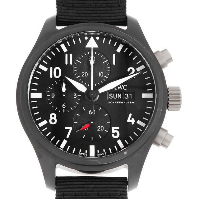 IWC パイロットウォッチ クロノグラフ トップガン IW389101 中古 メンズ