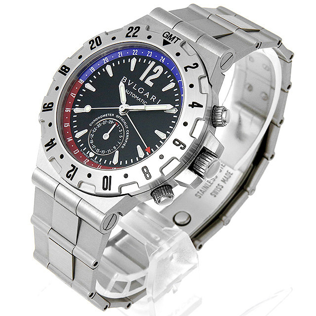 ブルガリ ディアゴノ プロフェッショナル GMT GMT40SSD 中古 メンズ 商品画像 2