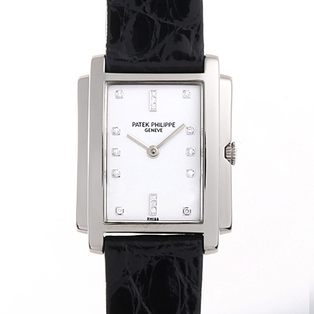 パテックフィリップ ゴンドーロ 12Pダイヤ 4824G-010 中古 レディース