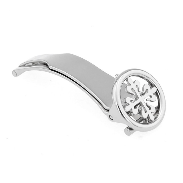 パテックフィリップ 純正Dバックル WG 14mm ディプロイメントバックル 中古 メンズ
