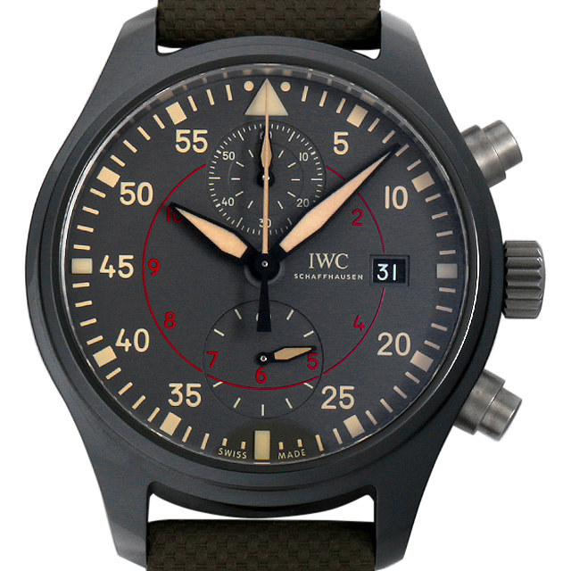 IWC パイロット・ウォッチ・クロノグラフ　トップガン・ミラマー IW389002 中古 メンズ