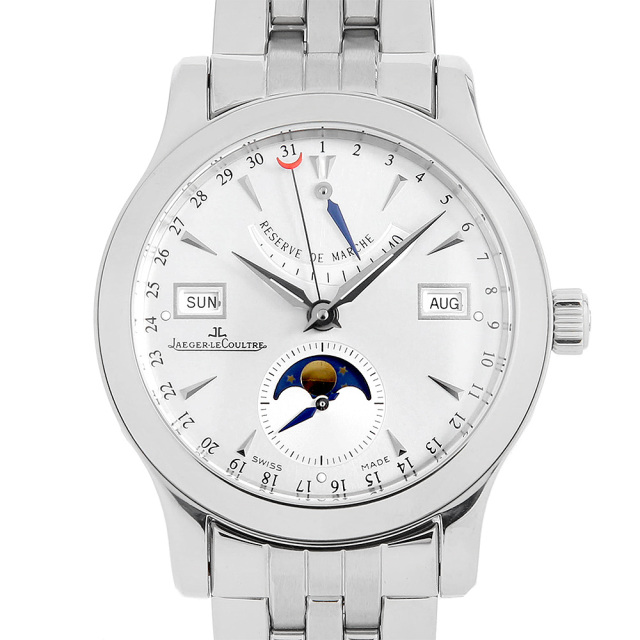 ジャガールクルト マスターカレンダー ムーンフェイズ Q151812A(147.8.41.S) 中古 メンズ 商品画像 1