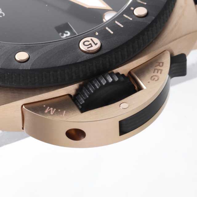パネライ サブマーシブ ゴールドテック オロカーボ PAM01070 W番 中古 メンズ 商品画像 8