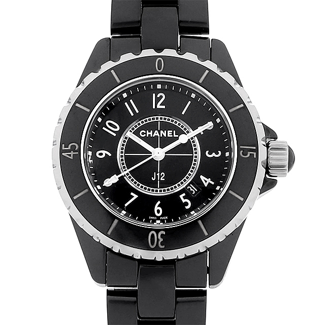 シャネル J12 黒セラミック H0682 中古 レディース