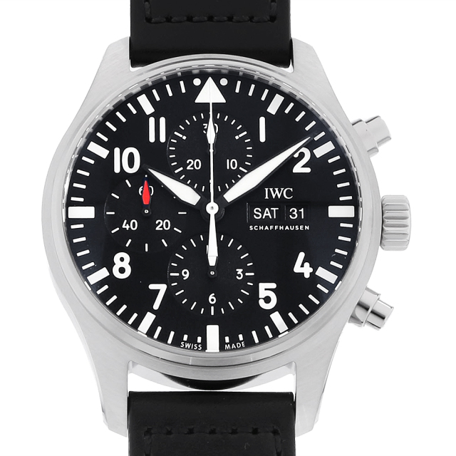 IWC パイロットウォッチ クロノグラフ IW377709 中古 メンズ
