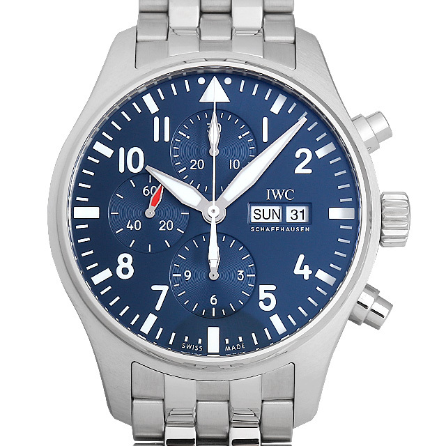 IWC パイロットウォッチ クロノグラフ プティプランス IW377717 中古 メンズ