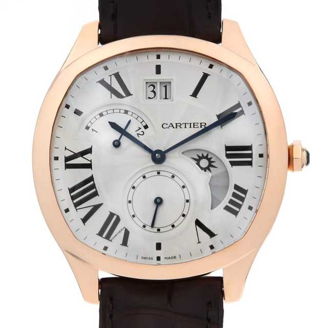 カルティエ ドライブ ドゥ カルティエ 2タイムゾーン レトログラード デイ&ナイト WGNM0005 中古 メンズ