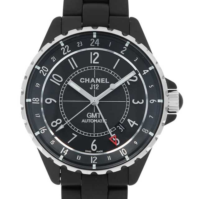 シャネル J12 GMT マットブラック H3101 中古 メンズ