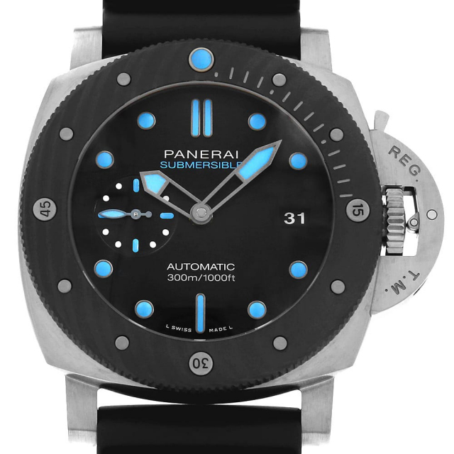 パネライ サブマーシブル 世界限定1500本 PAM00799 V番 中古 メンズ