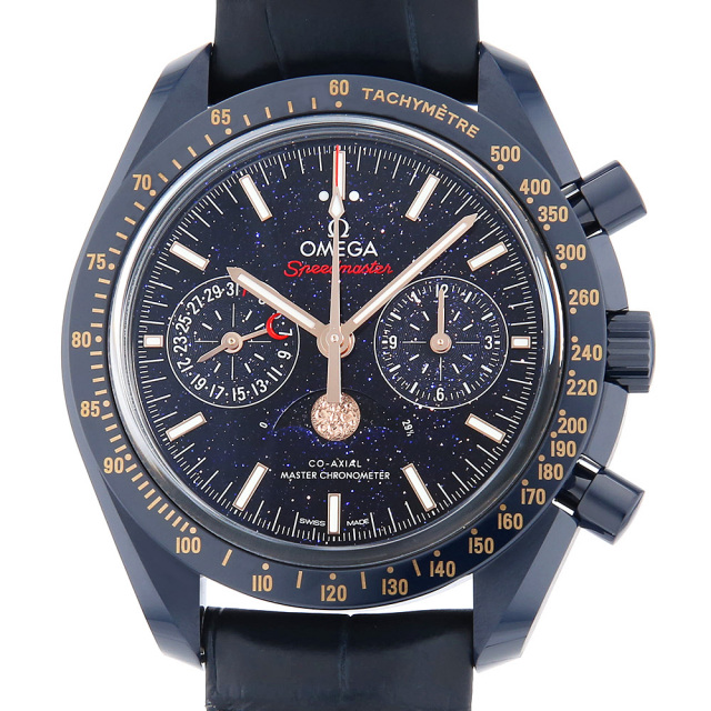 オメガ スピードマスター ムーンフェイズ ブルーサイド・オブ・ザ・ムーン 304.93.44.52.03.002 中古 メンズ