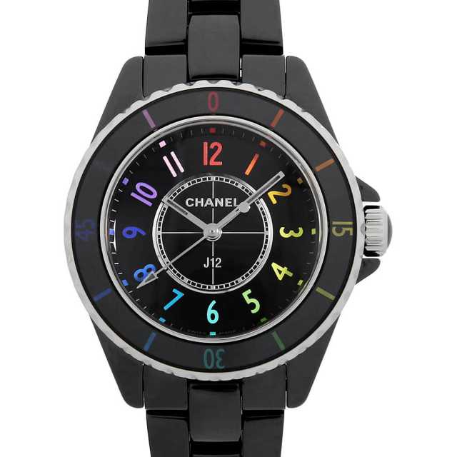 シャネル J12 エレクトロ 33mm 世界限定1225本 H7121 中古 レディース
