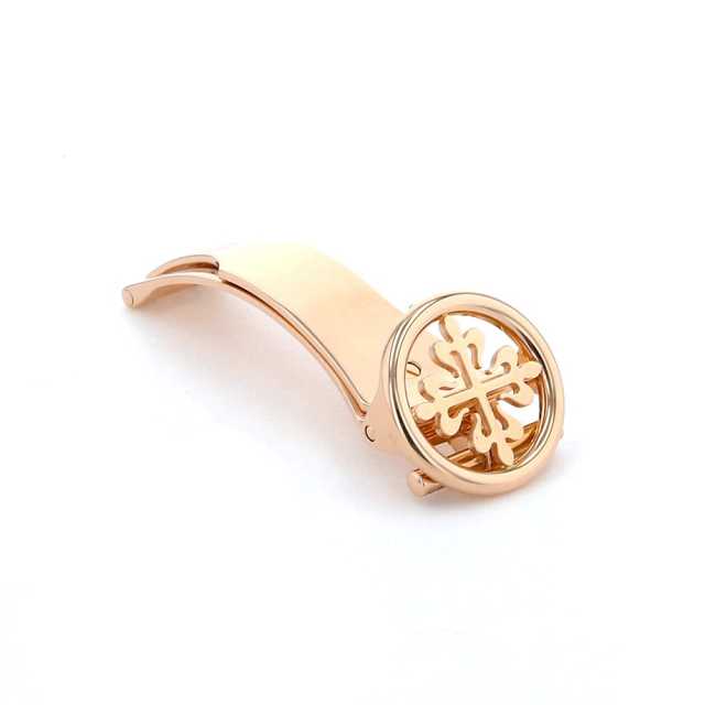パテックフィリップ 純正Dバックル RG 14mm ディプロイメントバックル 中古