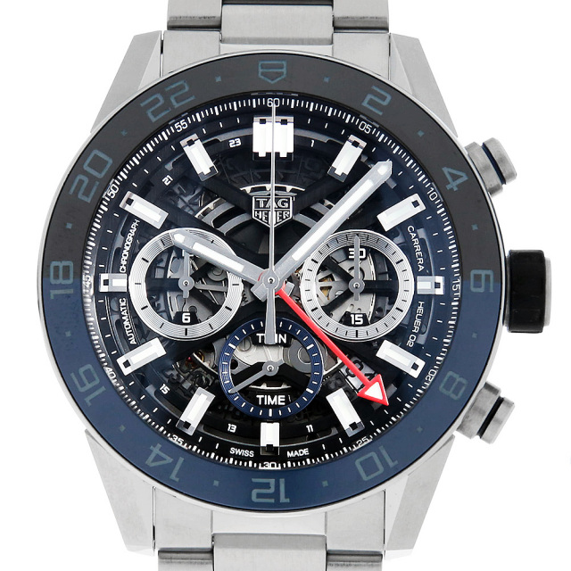 タグホイヤー カレラ クロノグラフ GMT CBG2A1Z.BA0658 中古 メンズ
