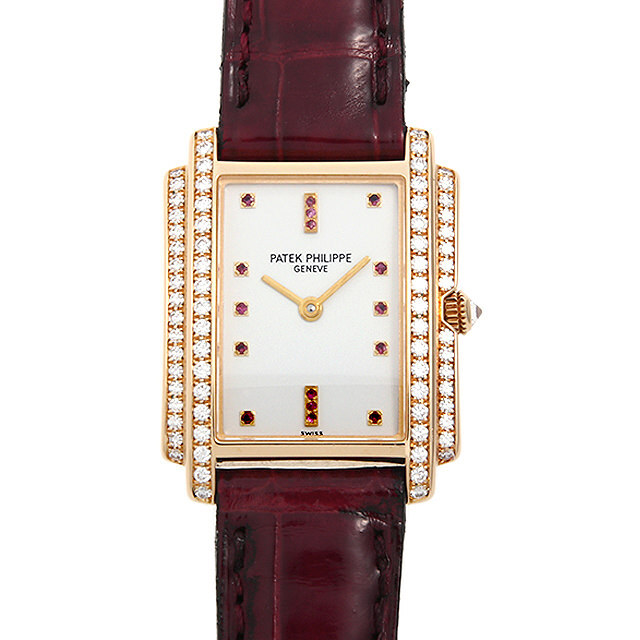 パテックフィリップ ゴンドーロ ベゼルダイヤ 4825J-011 中古 レディース