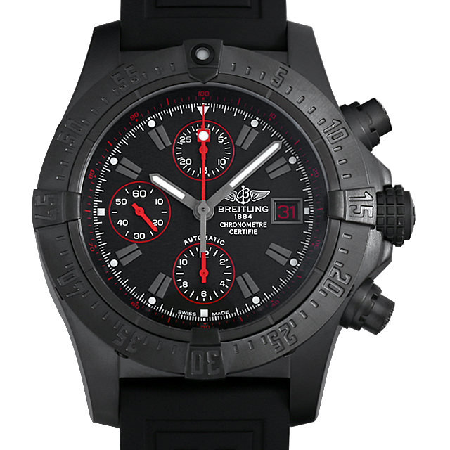 ブライトリング アベンジャー スカイランド ブラックスティール 世界限定2000本 M338B64DPB(M13380) 中古 メンズ