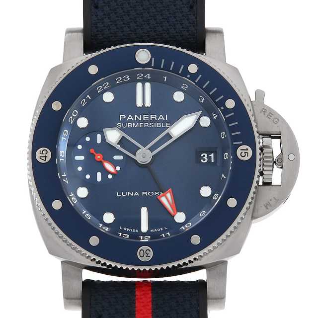 パネライ サブマーシブル GMT ルナ・ロッサ チタニオ PAM01507 AA番 中古 メンズ