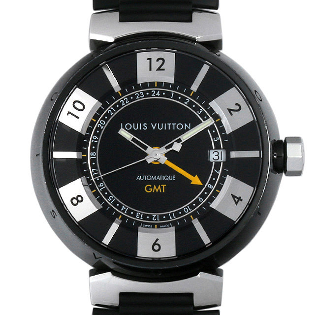 ルイヴィトン タンブール インブラック GMT Q113K 中古 メンズ