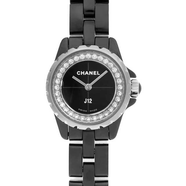 シャネル J12 XS ブラック H5235 中古 レディース